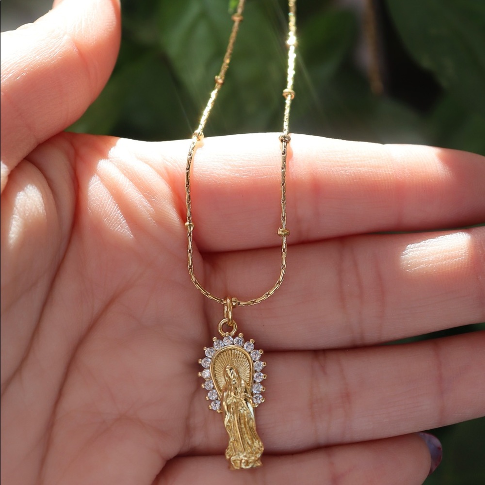 Virgen de Guadalupe Necklace